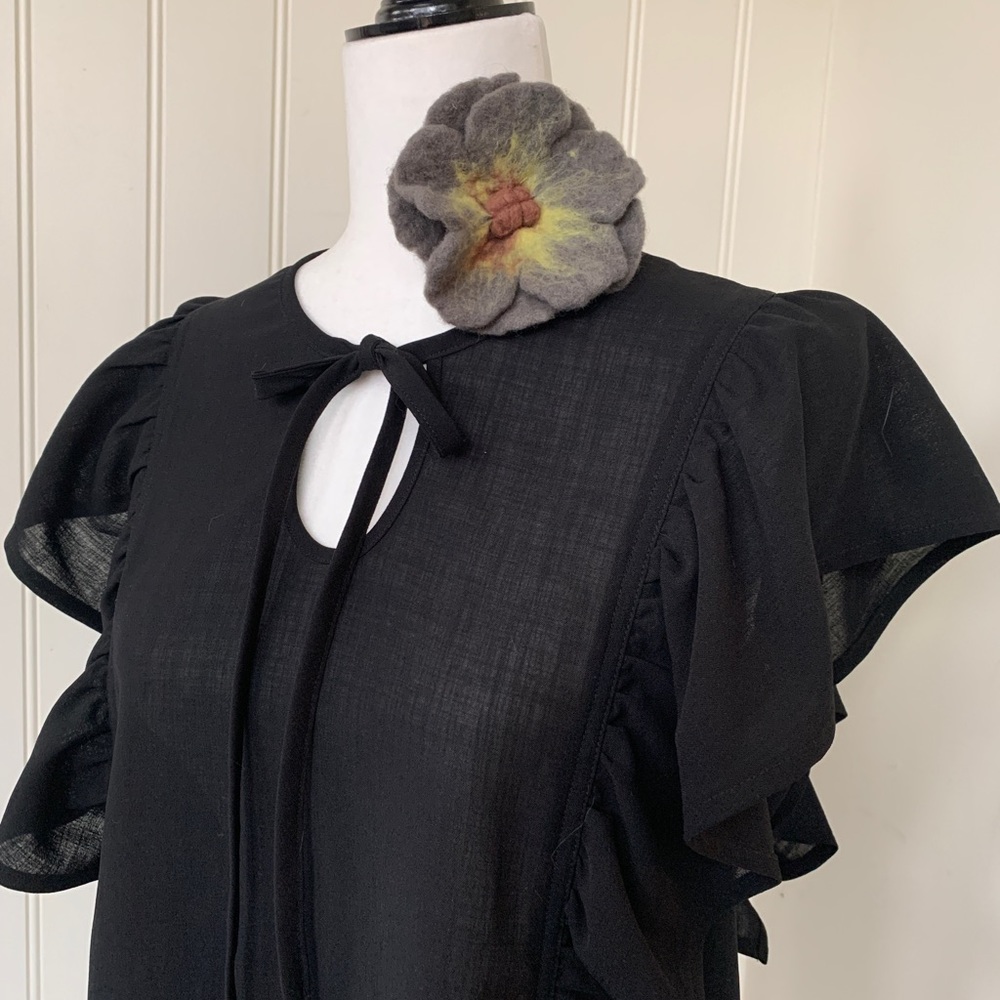 Comrags | Ruffled Sleeve Top
